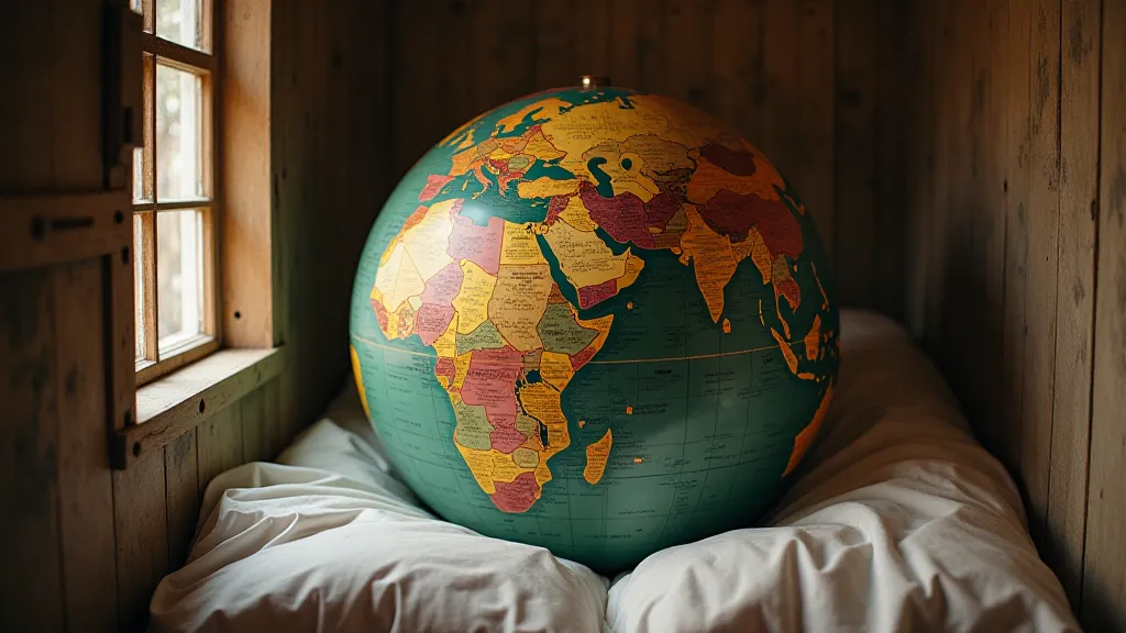 Globe in protective storage