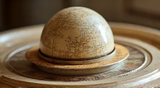 Cleaning Antique Globe Paper: Removing Dirt and Grime Safely