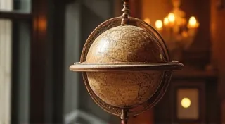 Globe Stand Restoration: Wood, Metal, and the Original Finish